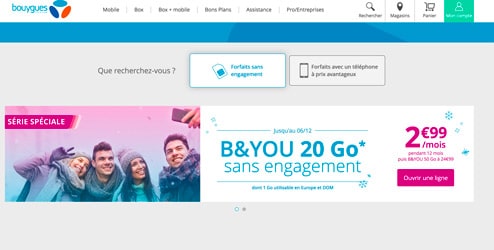 bouygues promo forfait b&you