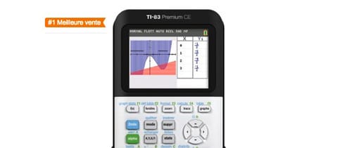 Texas Instruments TI-83 Premium CE Calculatrice scientifique Blanc/Noir