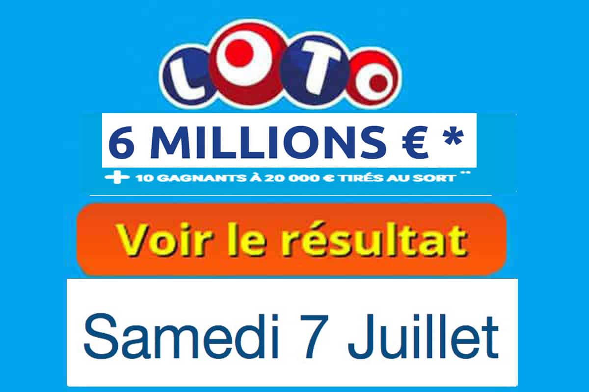Rapport Loto Foot 7 Aujourd Hui Résultat LOTO (FDJ) tirage du Samedi 7 juillet 2018 [En Ligne]