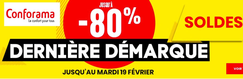soldes code promo conforama