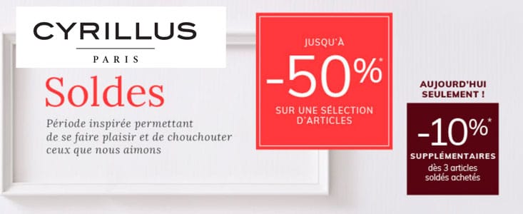 soldes cyrillus promo