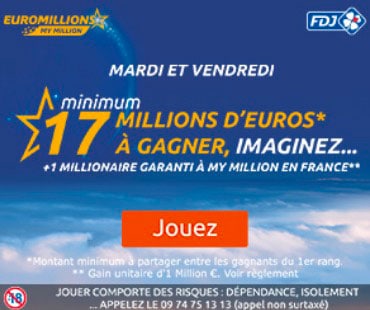 Fdj Resultat Euromillions Et My Million Vendredi 15 Fevrier 2019 En Ligne