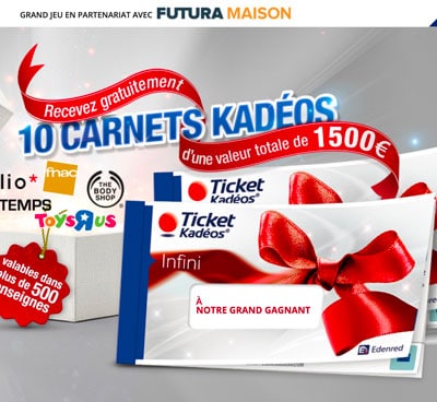 kadeos jeu concours pour gagner des cheques kadeos
