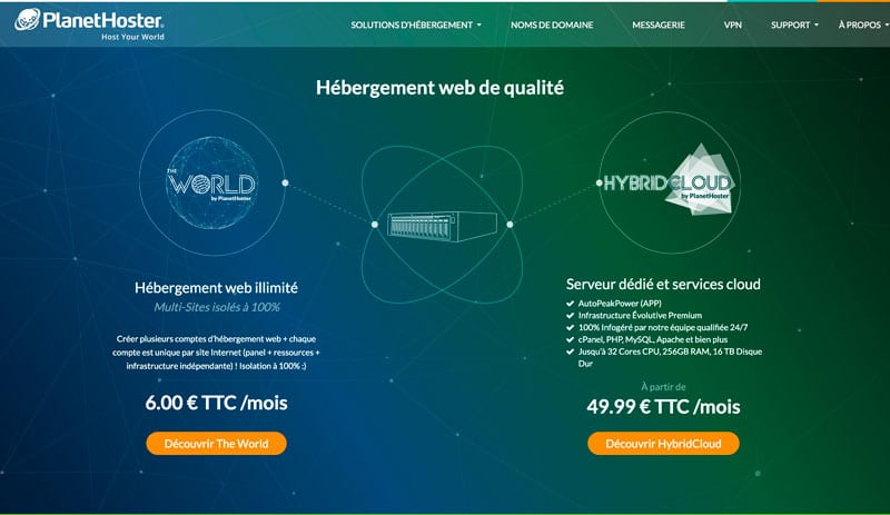 code promo planethoster