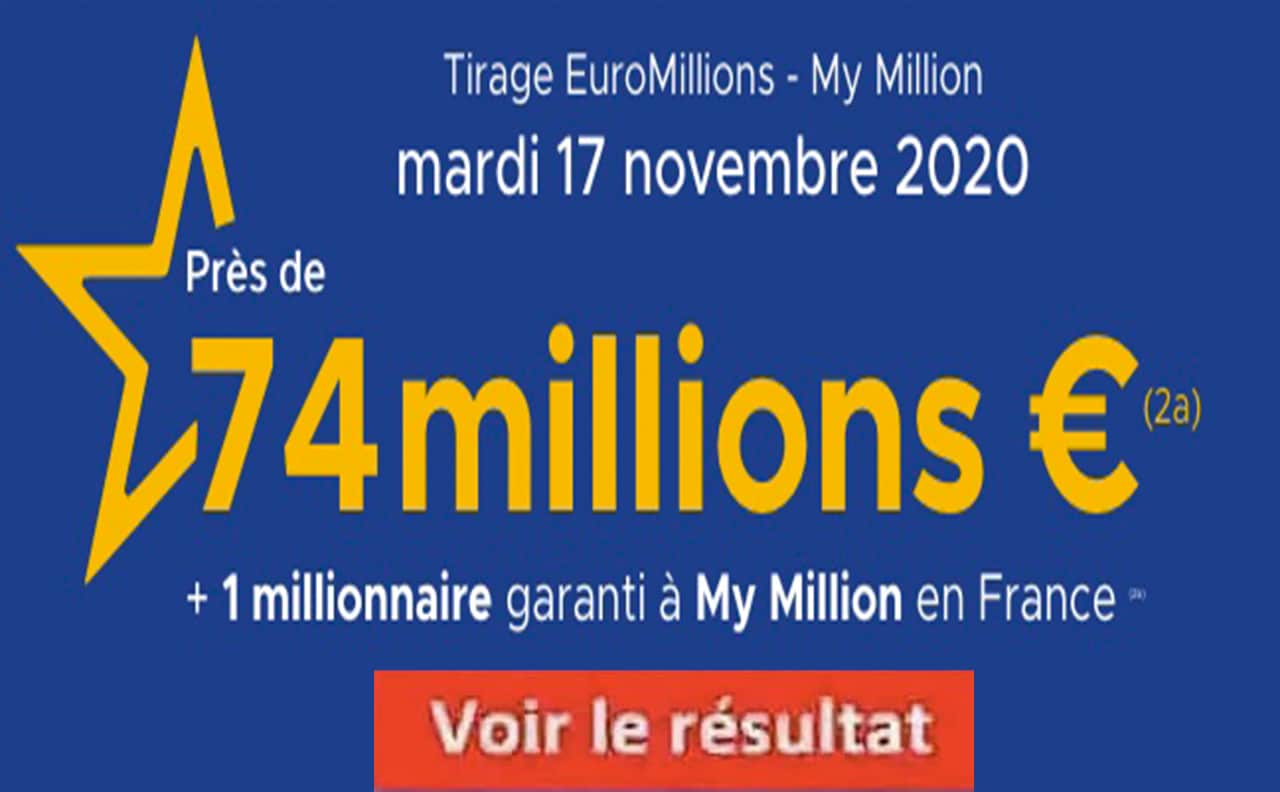 Resultat Euromillion 17 Novembre 2020