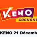 Résultat KENO 21 Décembre 2020 tirage midi et soir