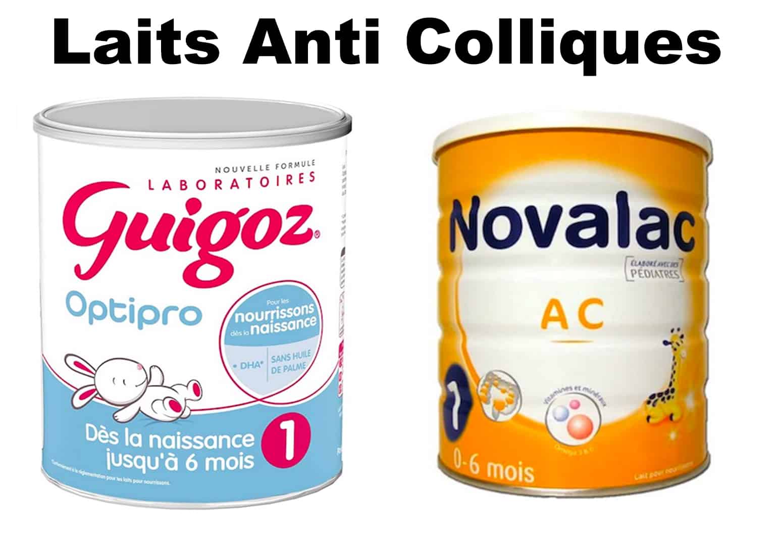 meilleur lait anti collique