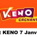 Resultat KENO 7 Janvier 2021 tirage midi et soir