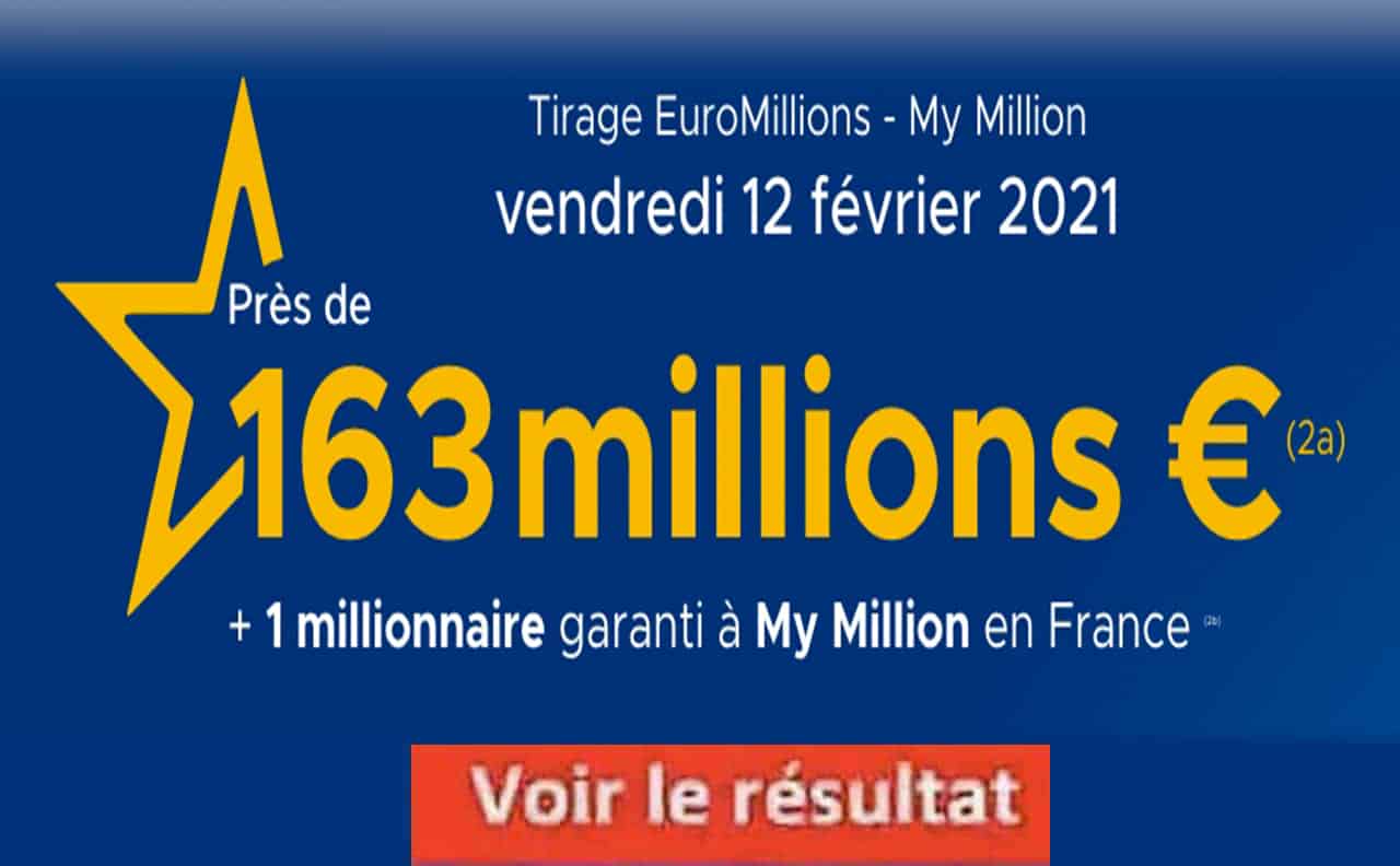 Resultat Euromillion 12 Février 2021