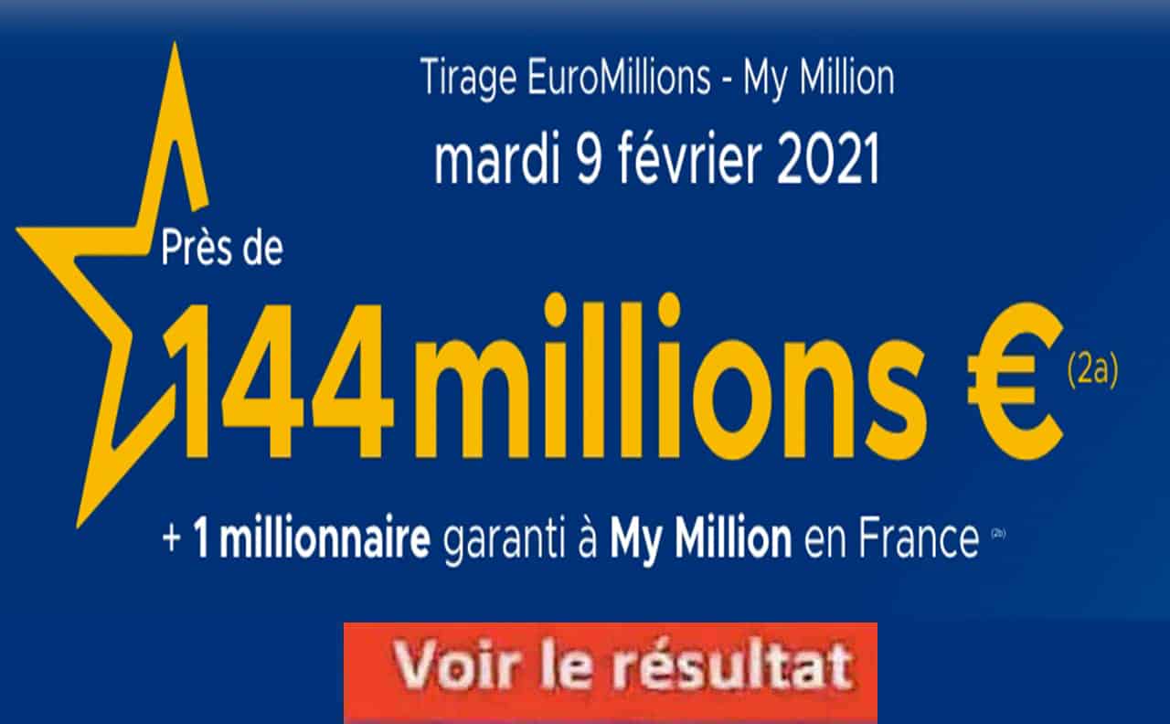 Resultat Euromillion 9 Février 2021