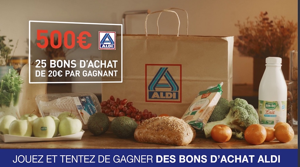 Jeu concours M6 Bons d'achats Aldi