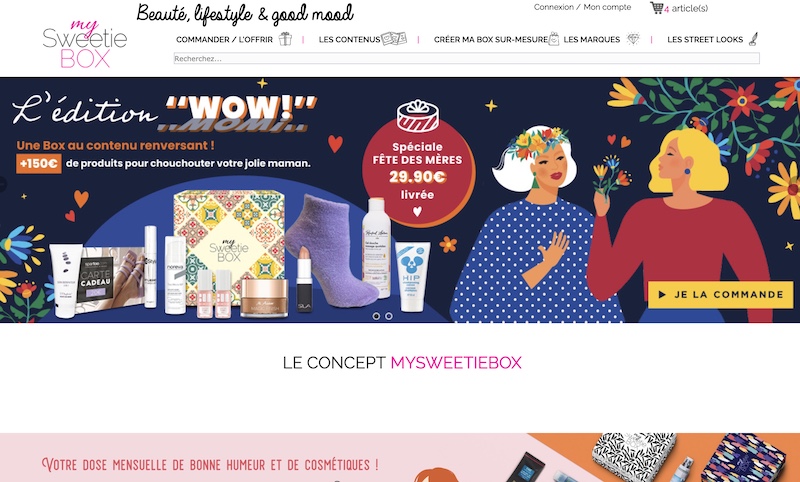 Code promo My Sweetie Box