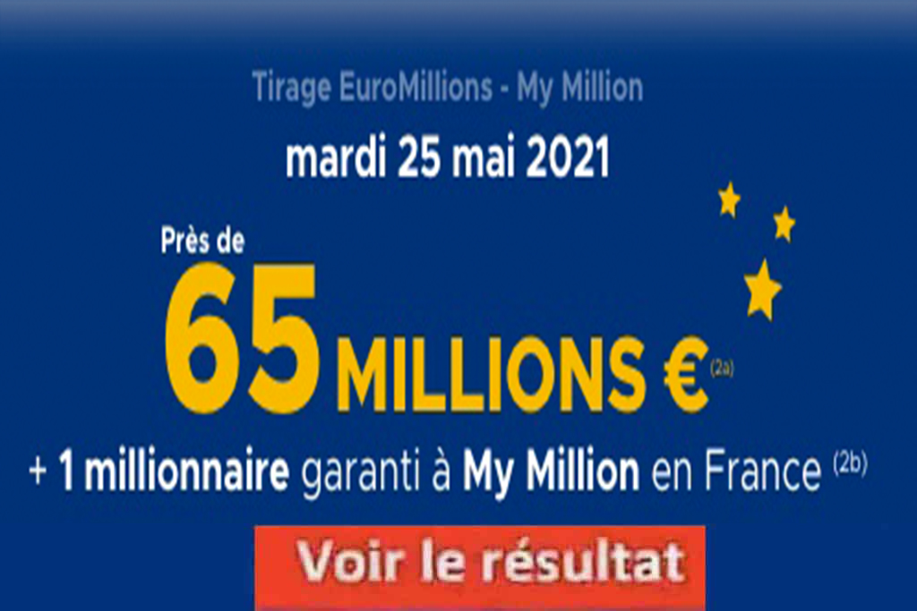 Resultat Euromillion 25 mai 2021