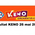 Resultat KENO 26 mai 2021 tirage midi et soir