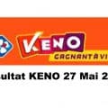 Resultat KENO 27 mai 2021 tirage midi et soir