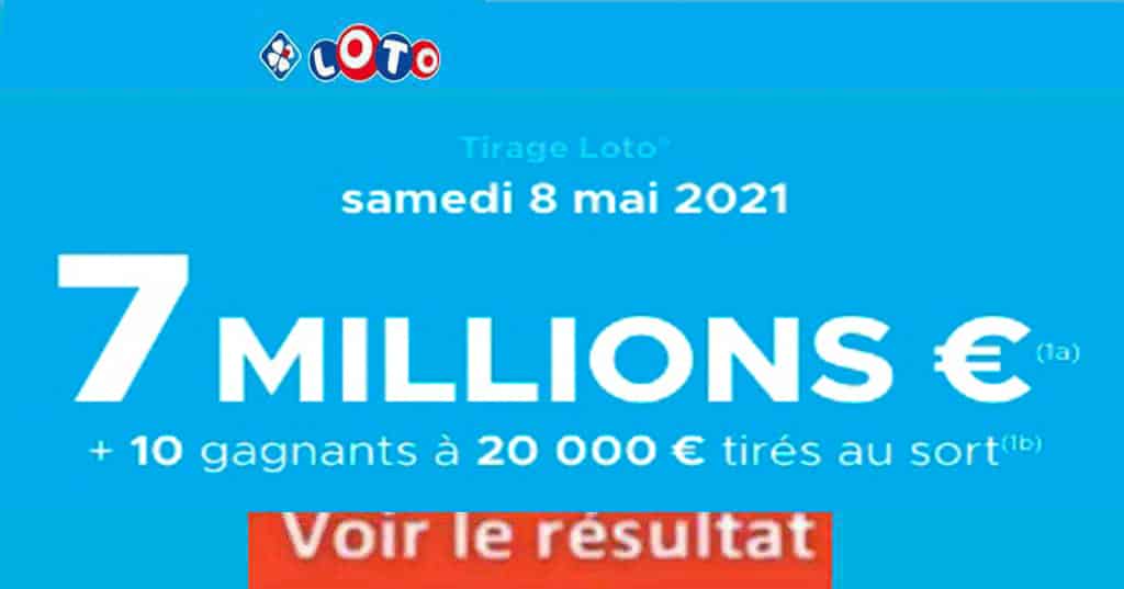Résultat LOTO 8 mai 2021 tirage FDJ Joker+ et codes loto gagnants [En