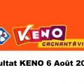 Resultat KENO 6 aout 2021 tirage midi et soir