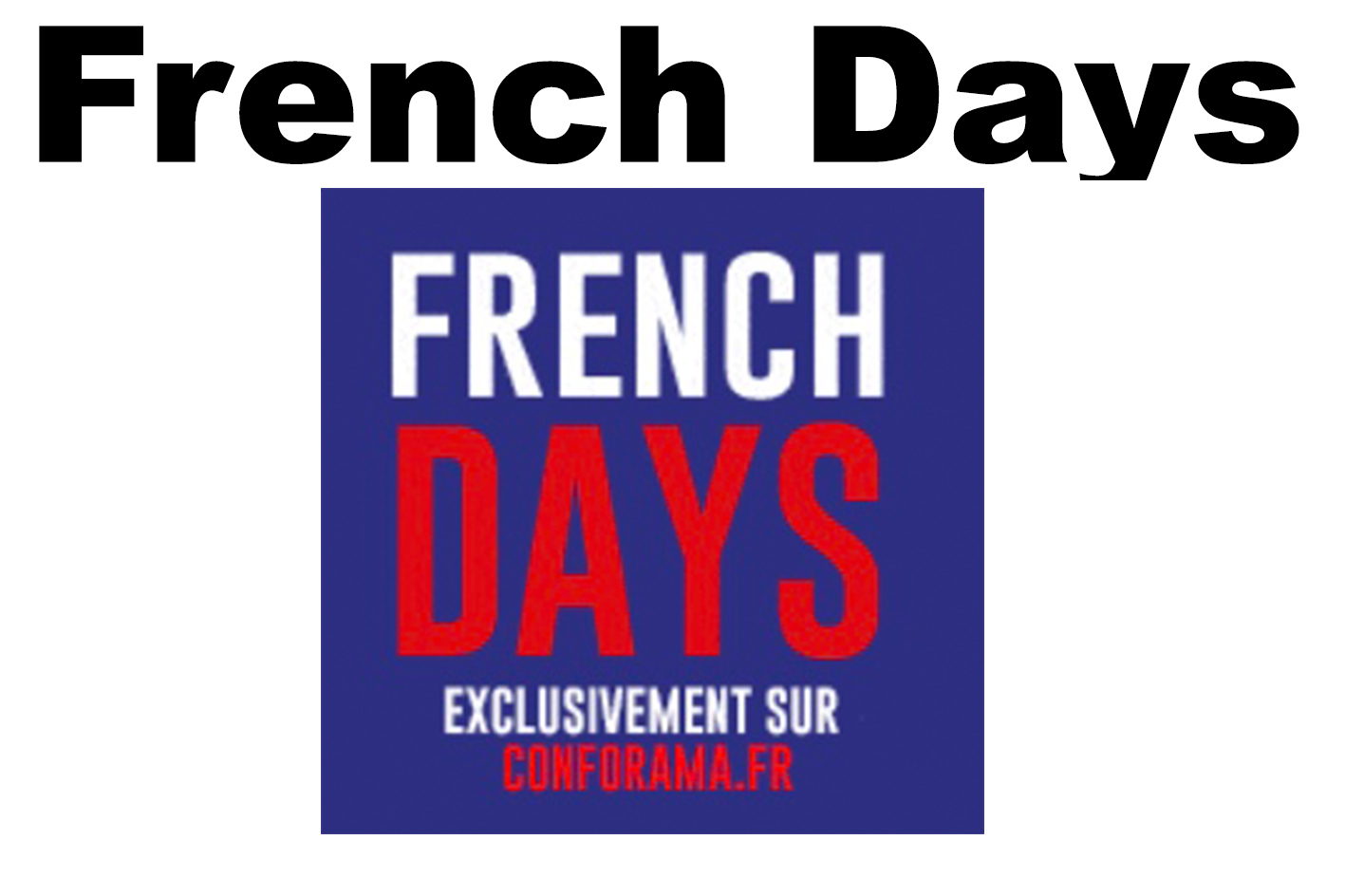 French Days Conforama code promo