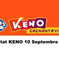 Résultat Keno 10 septembre 2021 tirage midi et soir
