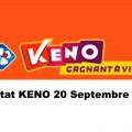 Resultat KENO 20 Septembre 2021 tirage midi et soir