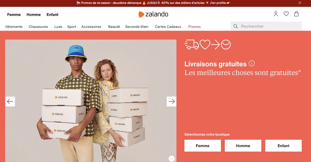 Code promo Zalando