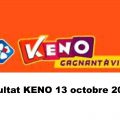Resultat KENO 13 octobre 2021 tirage midi et soir