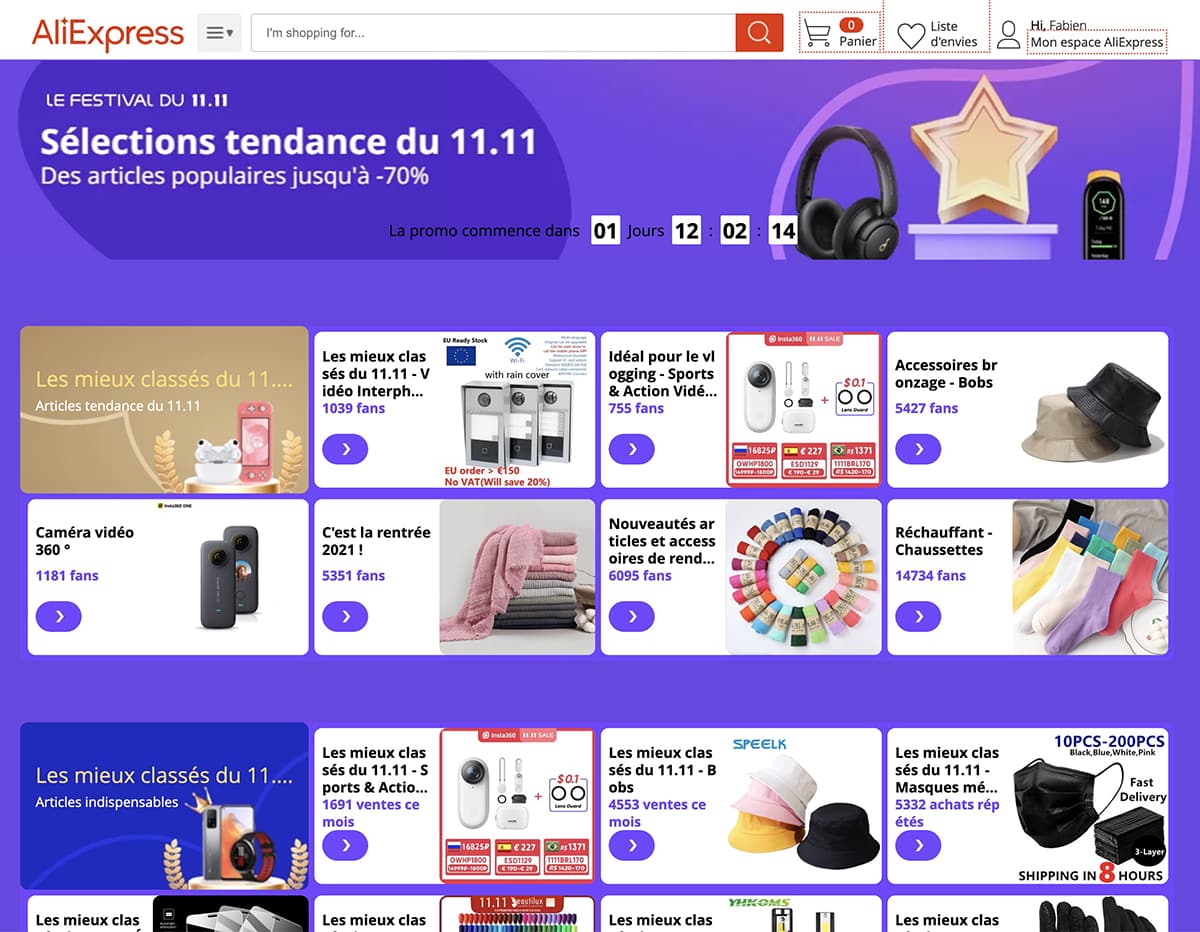 Aliexpress 11-11 Singles Day 2021