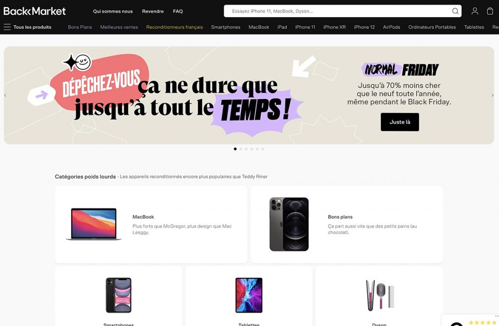 Back Market les promotions Black Friday à ne pas rater