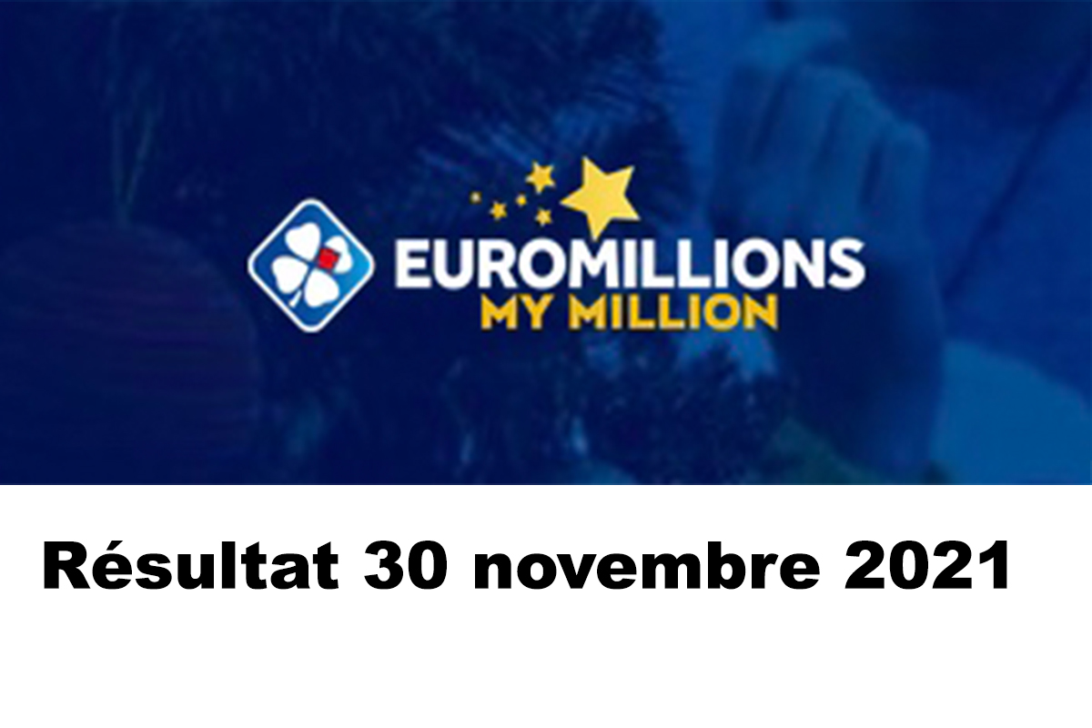 Resultat Euromillion 30 novembre 2021