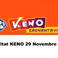 Resultat KENO 29 Novembre 2021 tirage midi