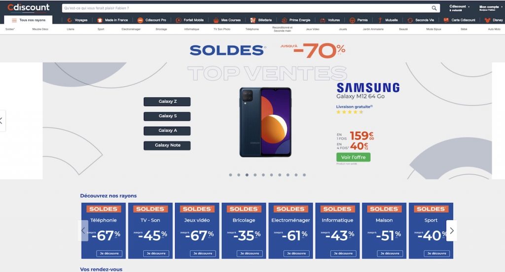 Code promo Cdiscount soldes 2022