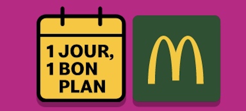 Mcdo 1 jour 1 bon plan 2022