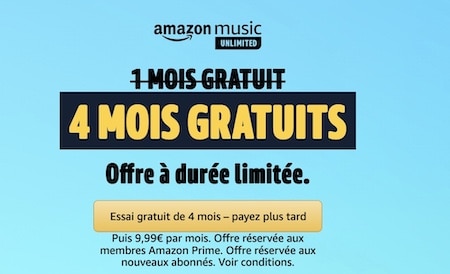Promo Amazon Music prime