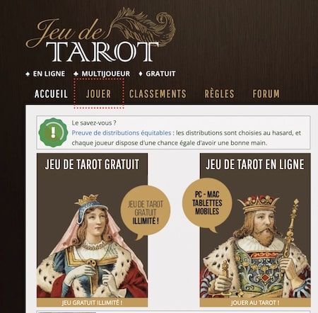jeu tarot en ligne