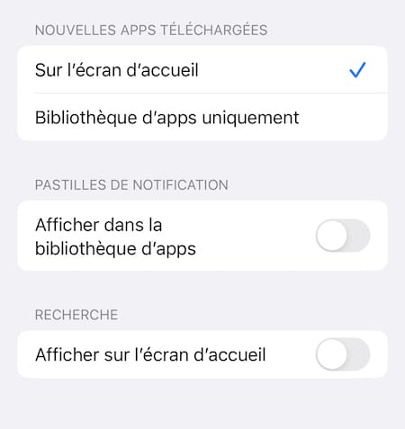 recherche spotlight ios16 activer ou desactiver