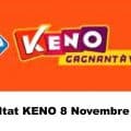 Resultat KENO 8 novembre 2022 tirage midi et soir