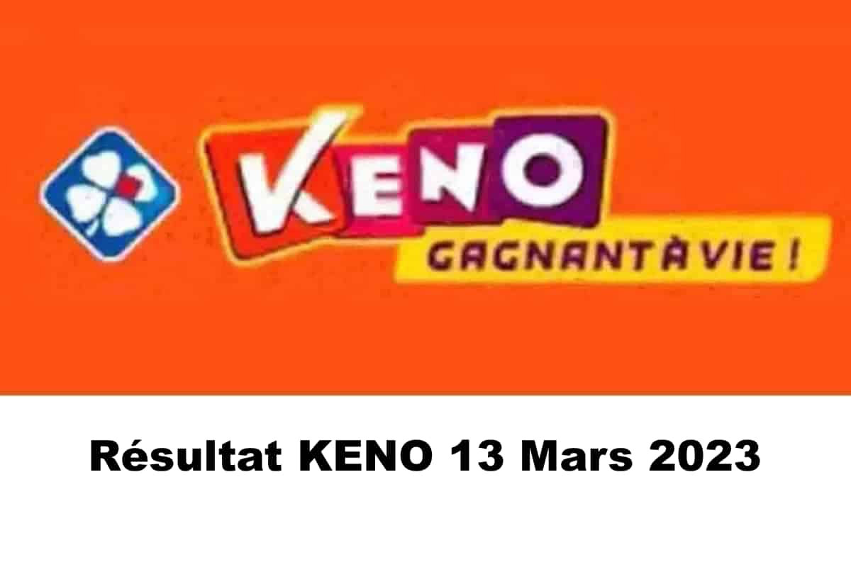 Resultat keno 13 mars 2023