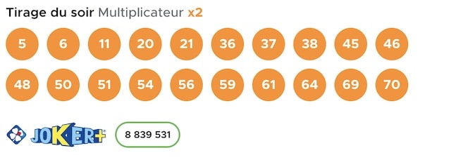 resultat keno 21 mars 2023 tirage soir