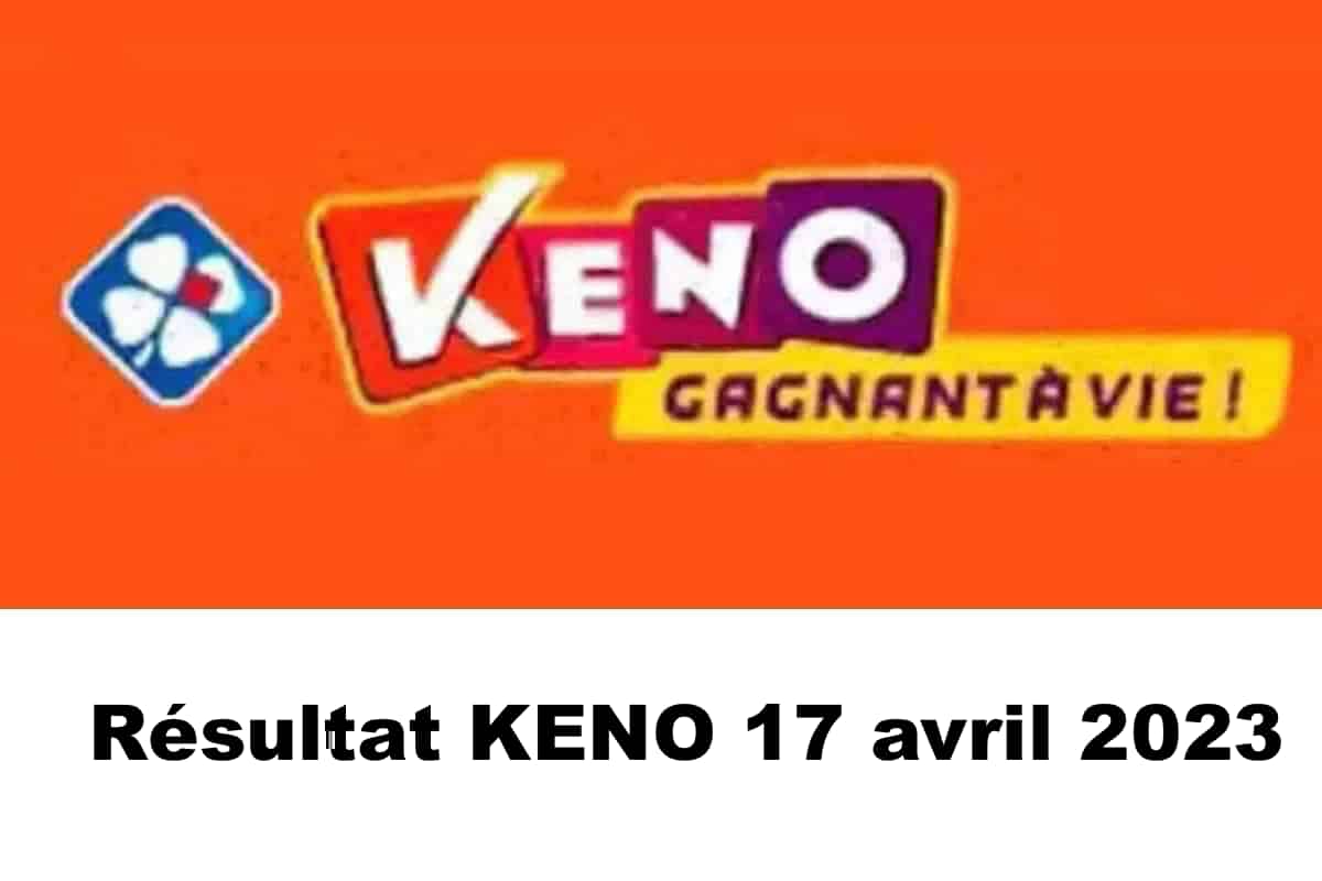 resultat keno 17 avril 2023