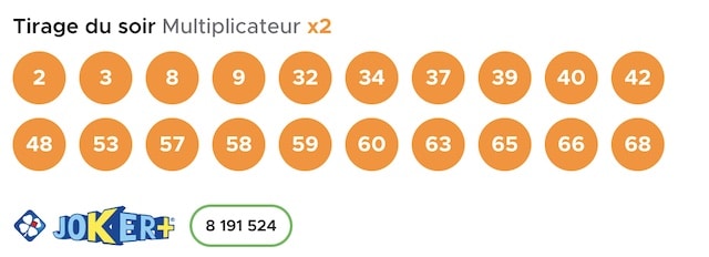 resultat keno 7 avril 2023 tirage soir