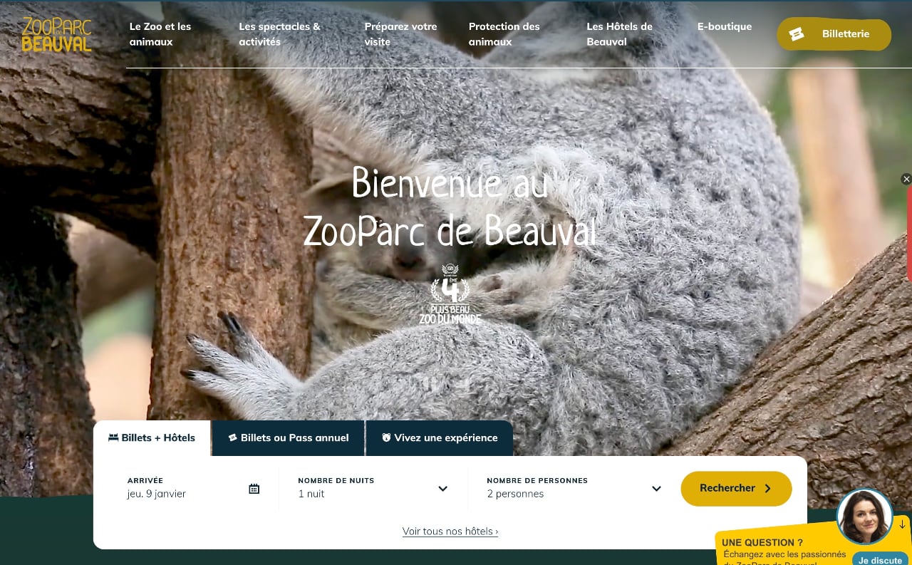 tarif zoo de beauval